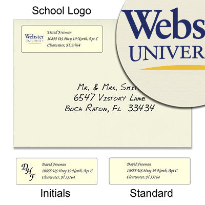 Webster University Return Address Labels