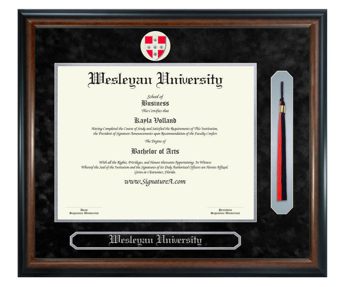Wesleyan University Diploma Frame (SNT)