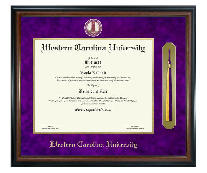 Western Carolina University Diploma Frame (SNT)