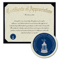 Western Connecticut State University Certificate of Appreciation