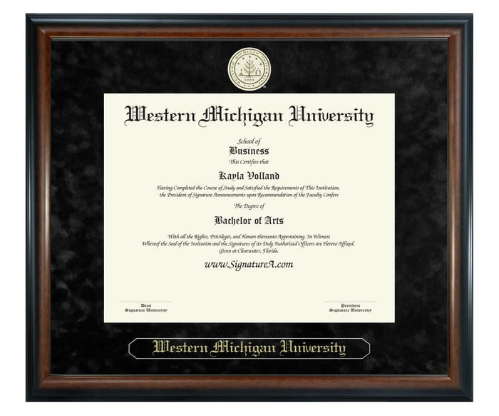 Western Michigan University Diploma Frame (SN)