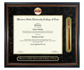 Western State University College of Law Diploma Frame (SNT)
