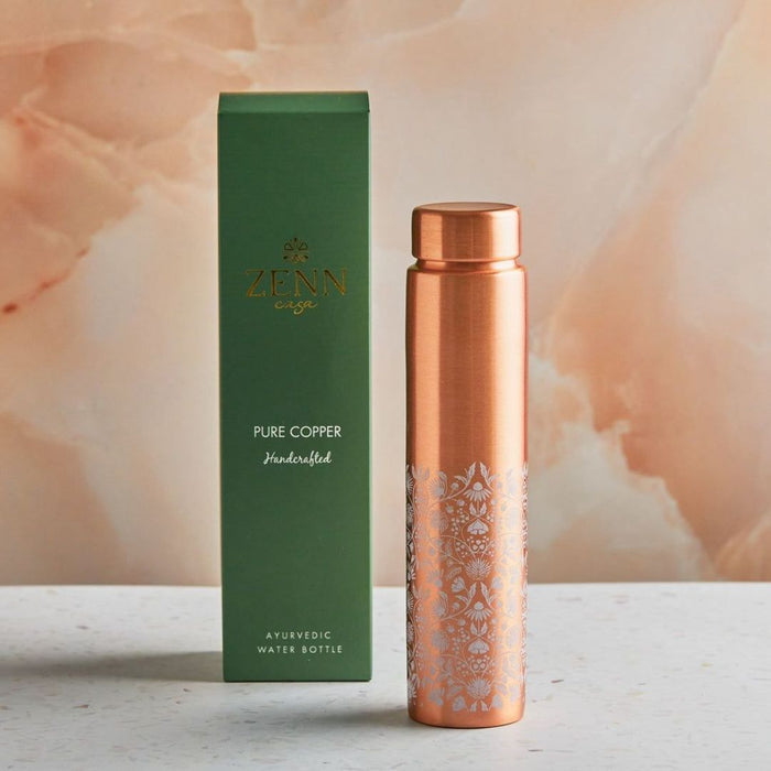 White Whisper Pure Copper Wellness Bottle – 600 ML
