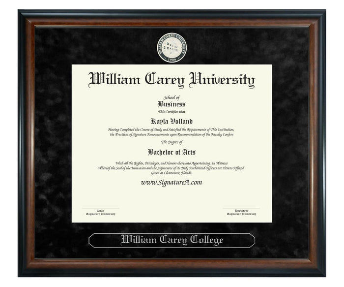 William Carey University Diploma Frame (SN)