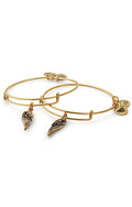 Wings Charm Bangles, Set of 2