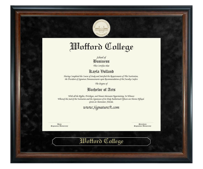 Wofford College Diploma Frame (SN)