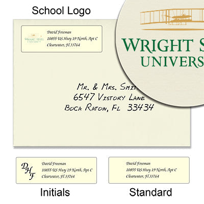Wright State University Return Address Labels