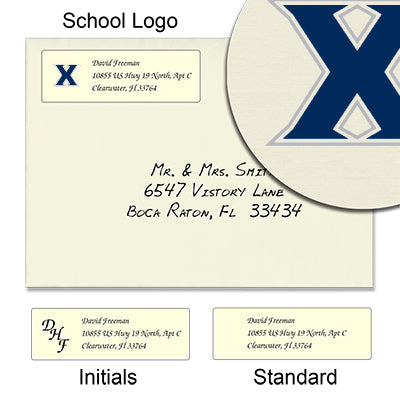 Xavier University Return Address Labels